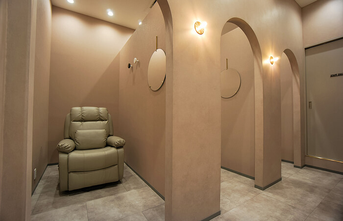 点滴ルームは3部屋あります